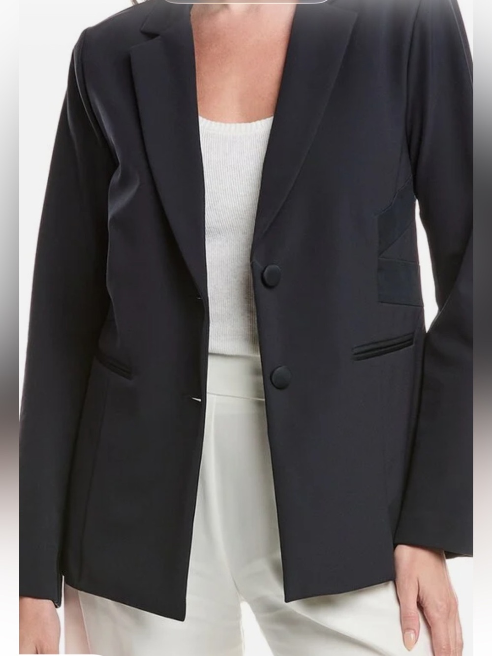 NWT CAbi Classic Navy Keynote Tailored Blazer